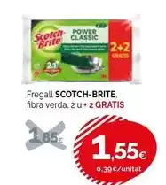 Condis Scotch-brite - fregall fibra verda oferta