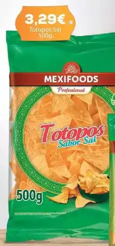 Comerco Cash & Carry Mexifoods - totopos sabor sal oferta