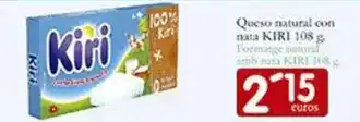 Supermercados Bip Bip Kiri - queso natural con nata oferta
