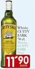 Supermercados Bip Bip Cutty sark - whisky oferta