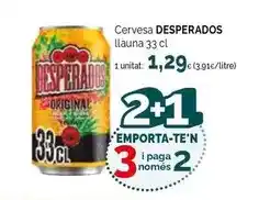 Condis Desperados - cervesa oferta