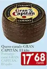 Supermercados Bip Bip Gran capitán - queso curado oferta