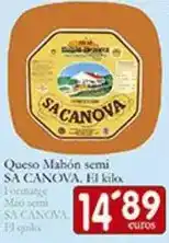 Supermercados Bip Bip Queso mahón semi sa canova oferta