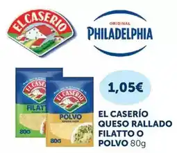 Comerco Cash & Carry El caserío - queso rallado filatto o polvo oferta