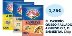 Comerco Cash & Carry El caserío - queso rallado 4 queso o 3 o emmental oferta