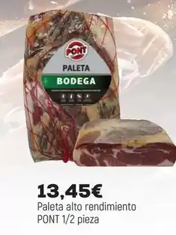 Comerco Cash & Carry Pont - paleta alto rendimiento oferta