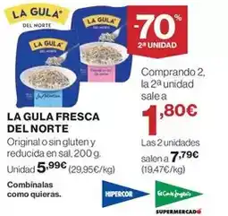 El Corte Inglés La gula del norte - fresca oferta