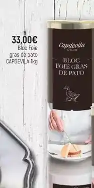 Comerco Cash & Carry Capdevila - bloc foie gras de pato oferta