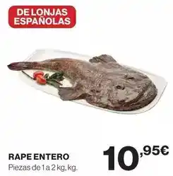 El Corte Inglés Rape entero oferta