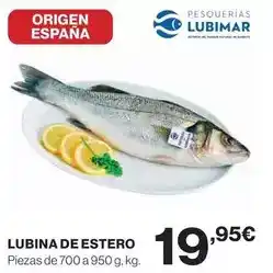 El Corte Inglés Origen - lubina de estero oferta