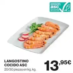 El Corte Inglés Langostino cocido asc oferta