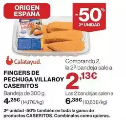 El Corte Inglés Origen - calatyud fingers de pechuga villaroy caseritos oferta