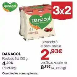 El Corte Inglés Danone - danacol oferta