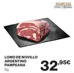 El Corte Inglés Lomo de novillo argentino oferta
