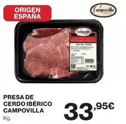 El Corte Inglés Origen - presa de cerdo iberico oferta