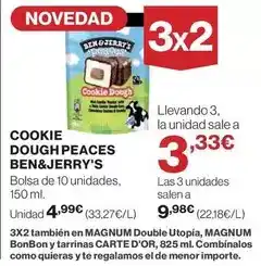 El Corte Inglés Ben & jerry's - cookie dough peaces oferta