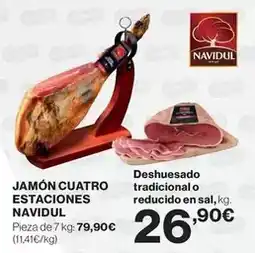 El Corte Inglés Navidul - jamón cuatro estaciones oferta