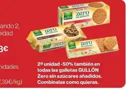 El Corte Inglés Gullón - tambien en todas las galletas oferta