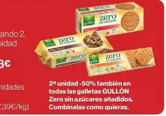 El Corte Inglés Gullón - tambien en todas las galletas oferta