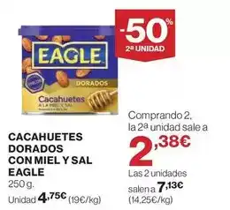 El Corte Inglés Eagle - cacahuetes corados con miel y sal oferta