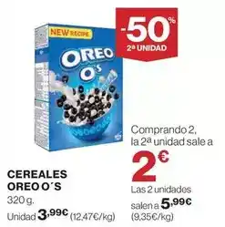 El Corte Inglés Oreo - cereales oferta