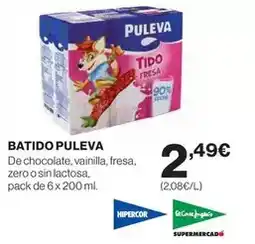 El Corte Inglés Puleva - batido oferta