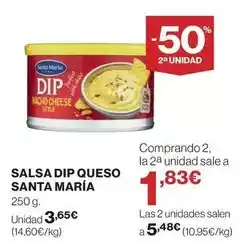 El Corte Inglés Santa maria - salsa dip queso oferta