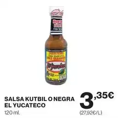 El Corte Inglés Salsa kutbil o negra oferta