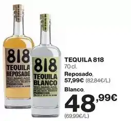 El Corte Inglés Blanco - tequila 818 oferta