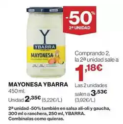 El Corte Inglés Ybarra - mayonesa oferta