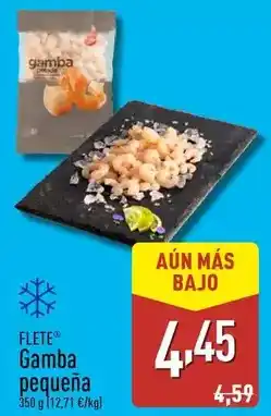 ALDI Flete - gamba pequena oferta