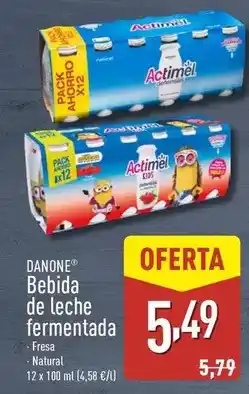 ALDI Danone - bebida de leche fermentada oferta