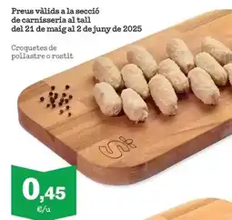 Sorli Croquetes de pollastre o rostit oferta