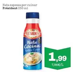 Sorli Président - nata espessa per cuinar oferta