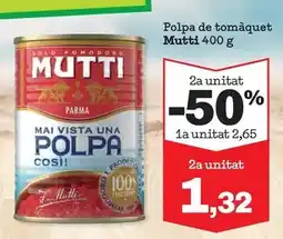 Sorli Mutti - polpa de tomaquet oferta