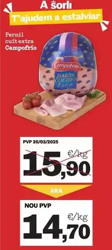 Sorli Campofrío - pernil cuite extres oferta