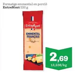 Sorli Entremont - formatge emmental en porció oferta
