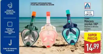 ALDI Crane - mascara snorkel 180º oferta
