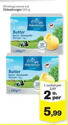 Sorli Oldenburger - mantega sense sal oferta