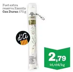 Sorli Can duran - fuet extra reserva exentis oferta