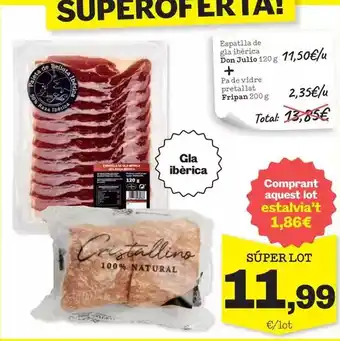 Sorli El corte inglés - pan de juilar oferta