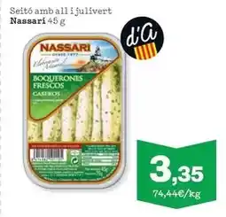 Sorli Nassari - seito amb all i julivert oferta