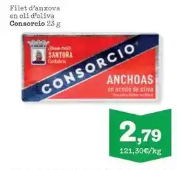 Sorli Consorcio - filet d'anxova en oli d'oliva oferta