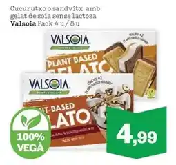 Sorli Valsoia - cucurrutxo o sandvitx amb gelat de soia sense lactosa oferta