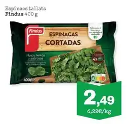 Sorli Findus - espinacs tallats oferta