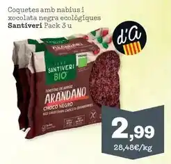 Sorli Santiveri - coquetes amb nabius i xocolata negra ecologiques oferta