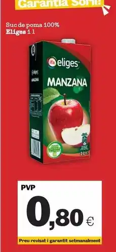 Sorli Ifa eliges - suc de poma 100% oferta