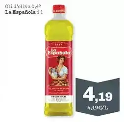 Sorli La española - oli d'oliva 0,4° oferta