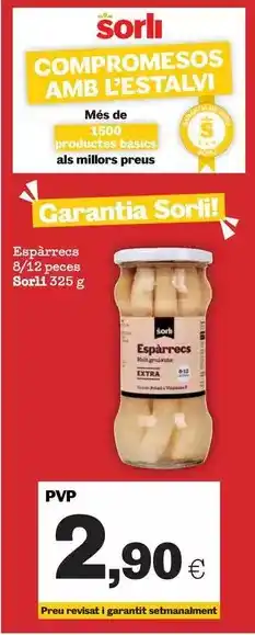 Sorli Sorli - esparrecs oferta