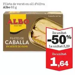 Sorli Albo - filetes de verat en oli d'oiva oferta